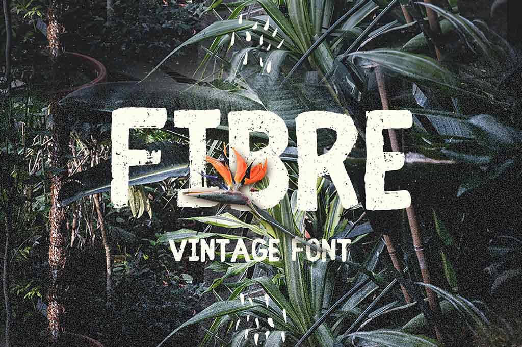 Fibre — Vintage Font