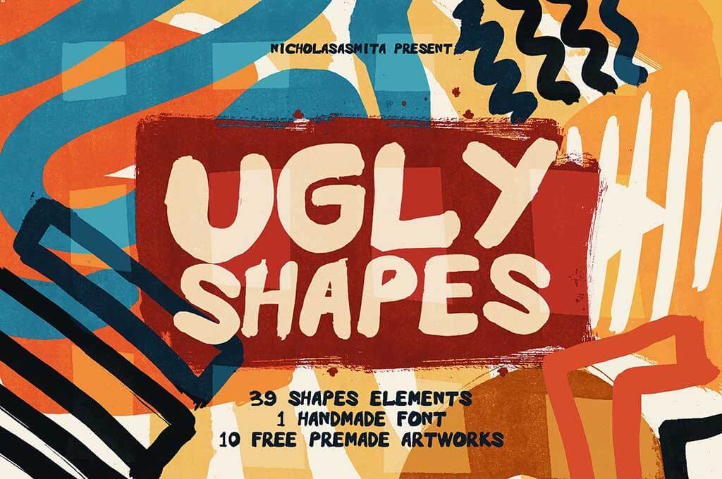 Ugly Shapes: Abstract Art Set