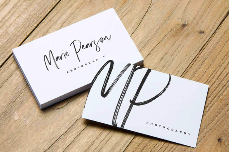 2 Free Business Card Mockups