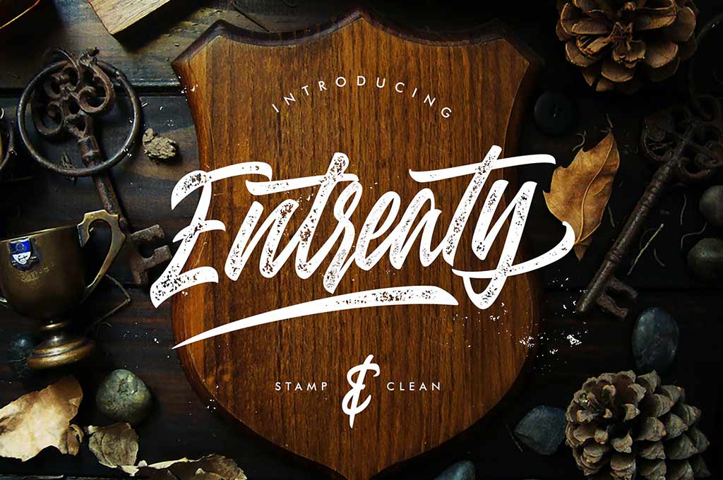 Entreaty Handlettering Script