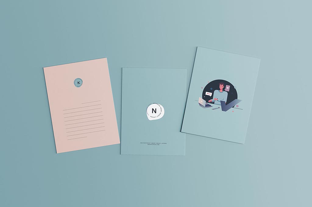 3 Postcard Mockups