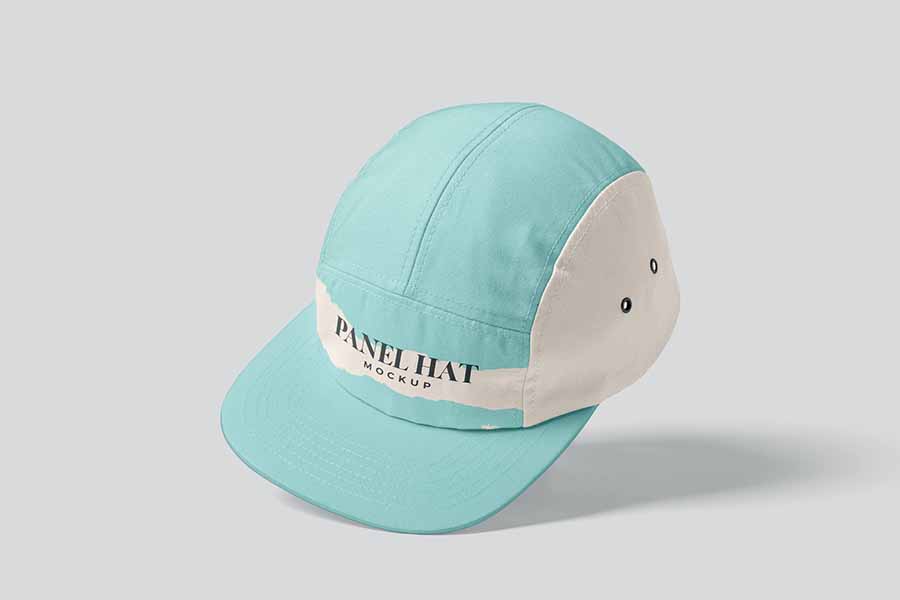 5 Panel Hat Mockups