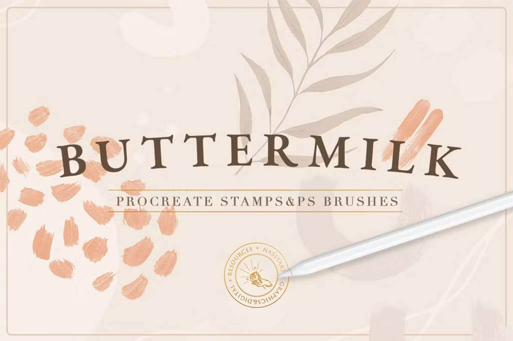 90 Procreate Stamps&Photoshop Brushes