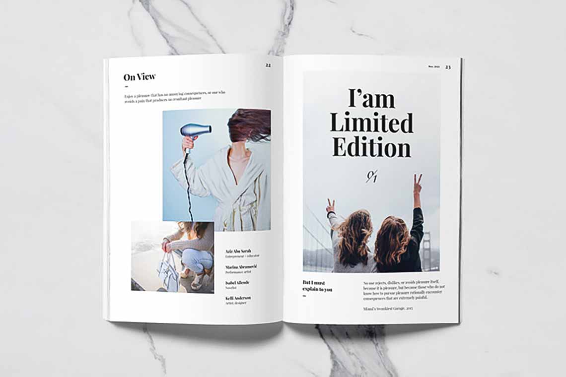 A5 Magazine Mockup