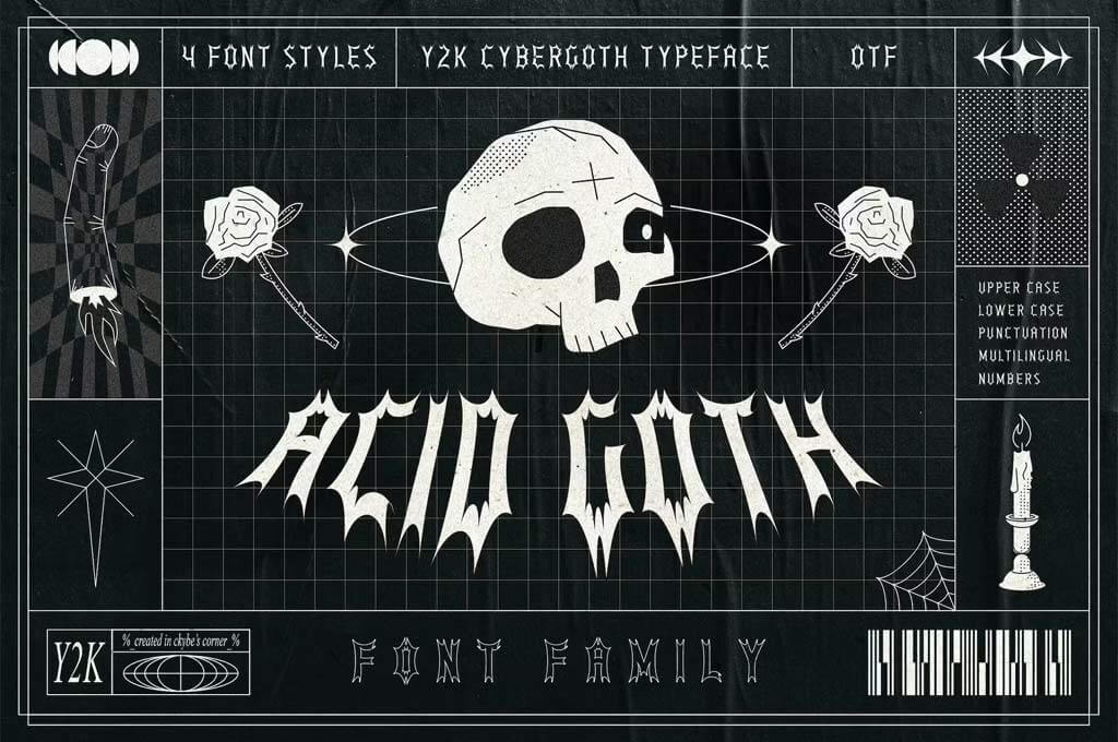 Acid Goth - Font Family