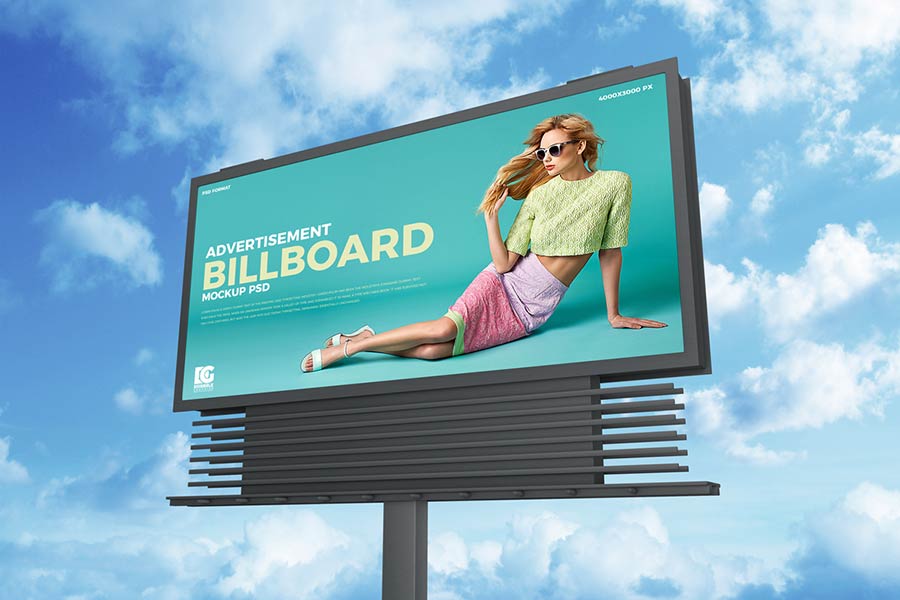 Advertisement Billboard Mockup