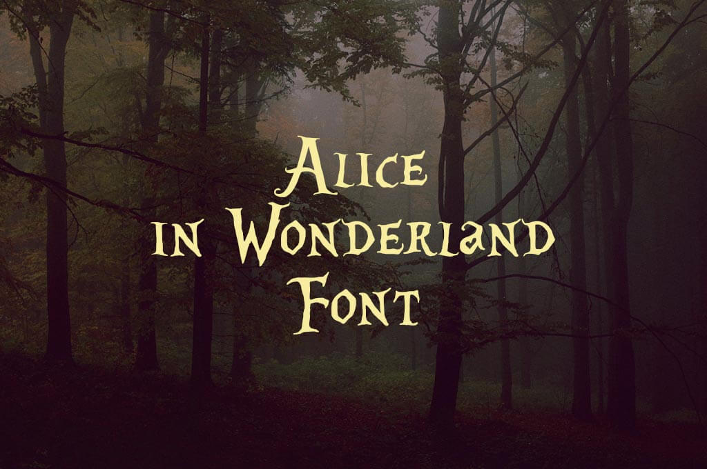 Alice in Wonderland Font