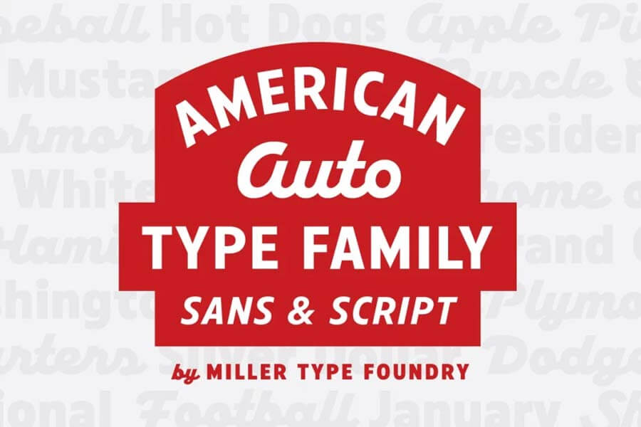 American Auto Typeface