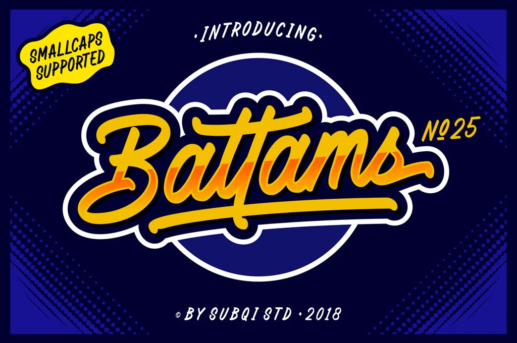 AMR Battams No 25 Pro Font