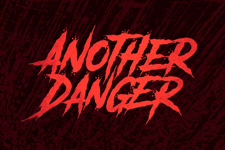 Another Danger | Horror Font