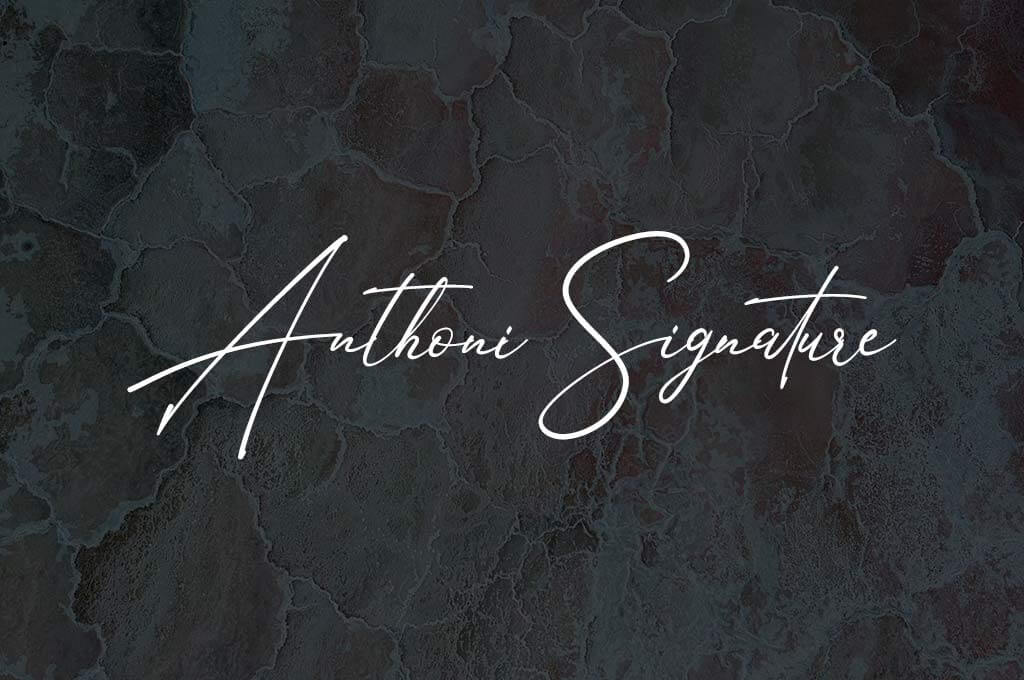 Anthoni Signature