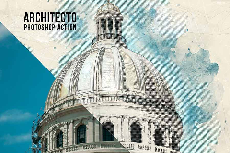 Architecto Photoshop Action