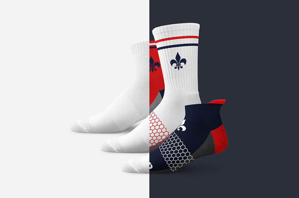 Athletic Socks Mockup Set