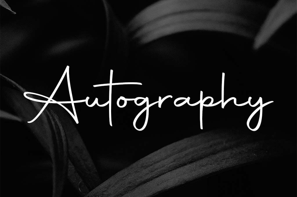 Autography Font