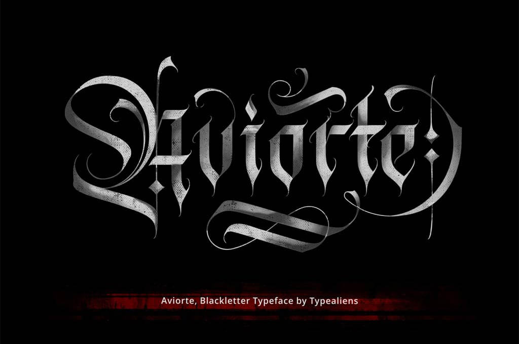 Aviorte Blackletter Font