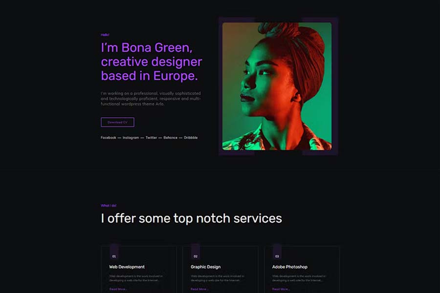 Awilo — Creative Portfolio Template