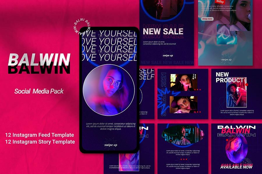 BALWIN Instagram Template