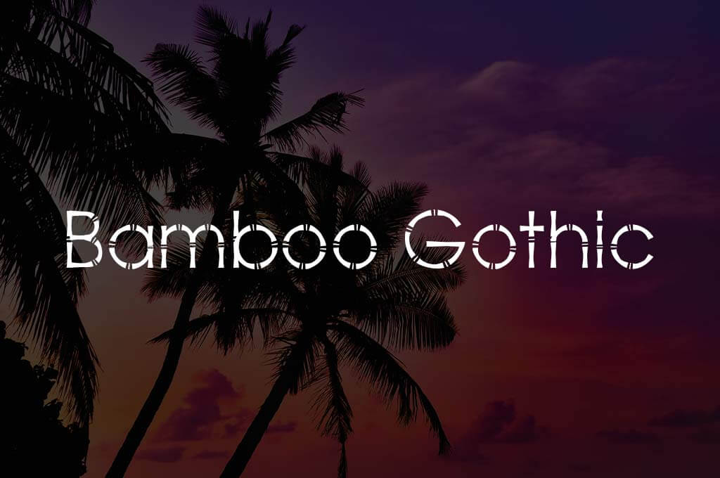 Bamboo Gothic Font