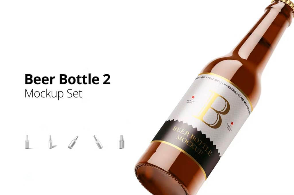 Beer Bottle Mockup