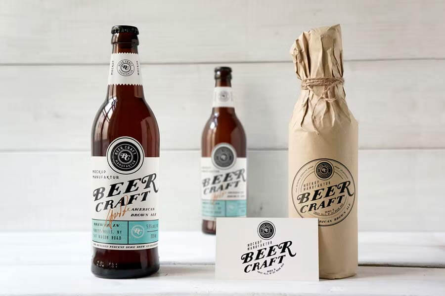 Beer Bottle Mockup