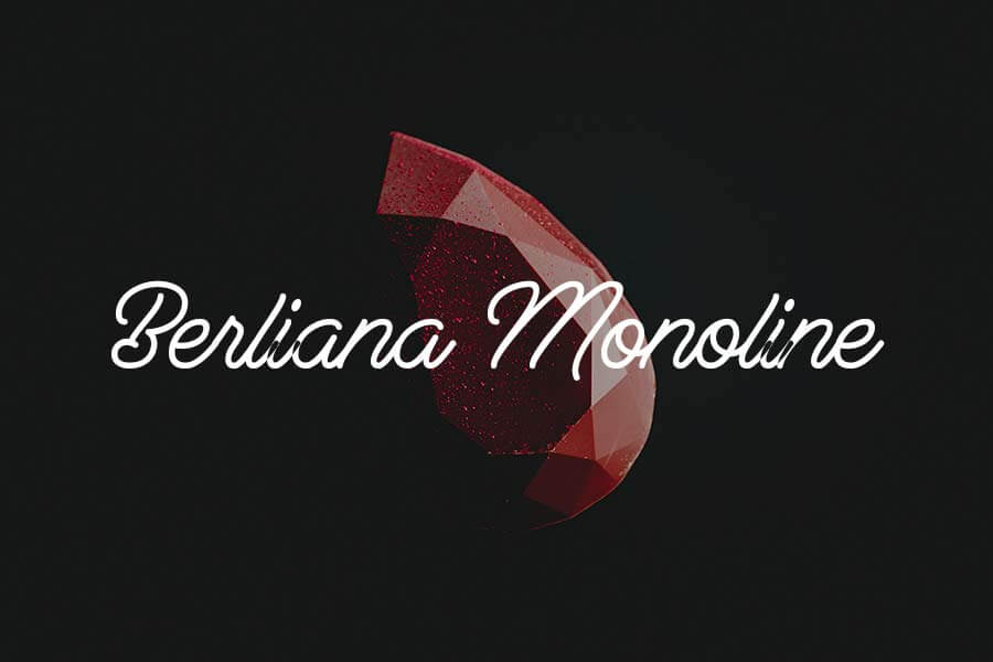 Berliana Monoline Font