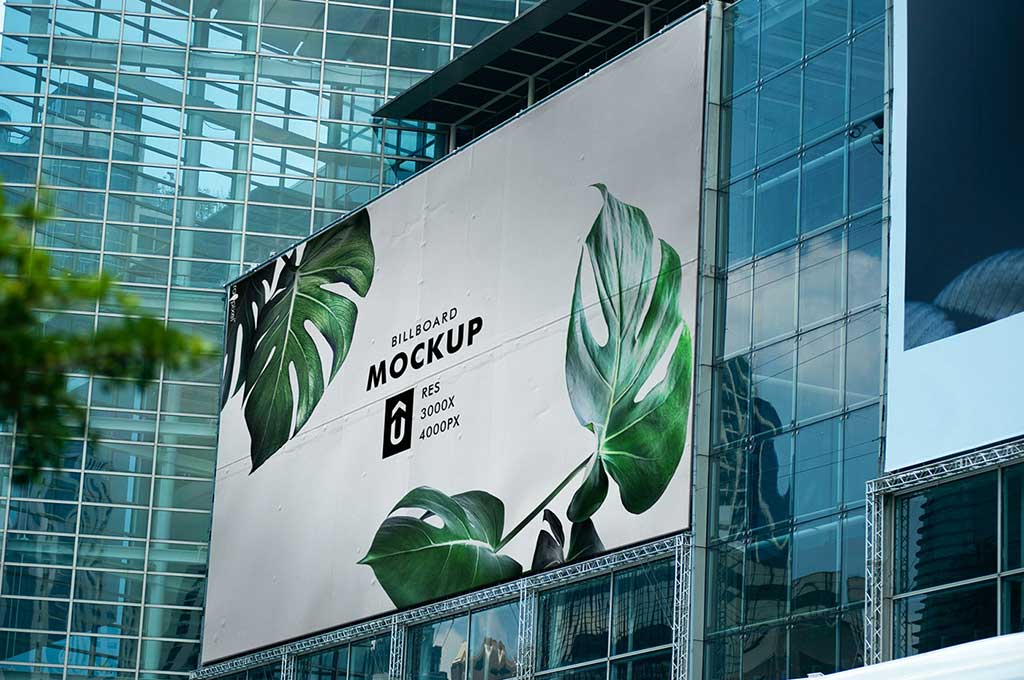 Billboard on the Building Mockup