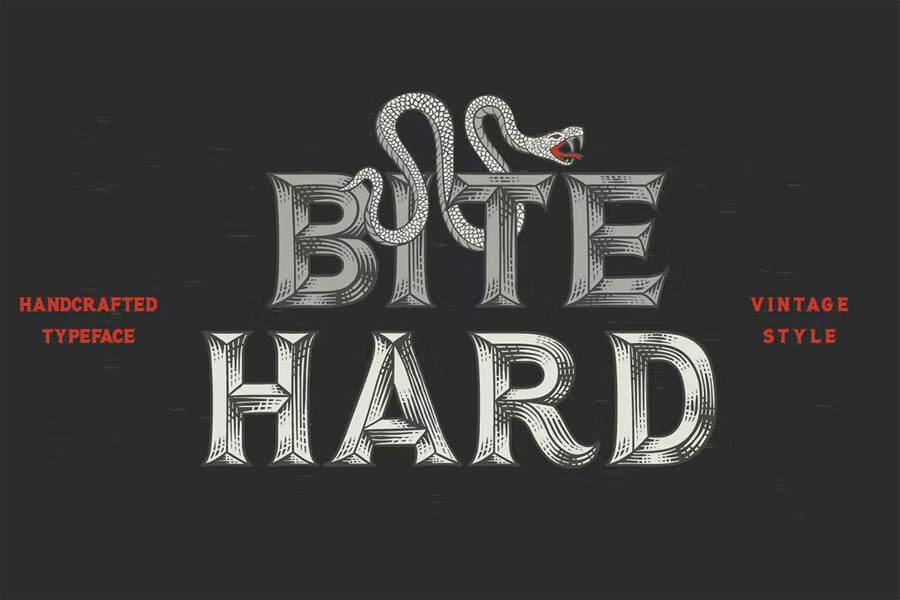 Bite Hard Font