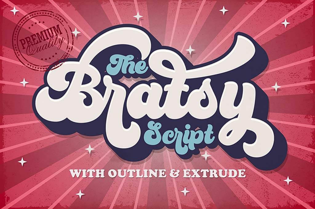 Bratsy Script Font