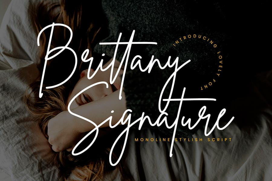 Brittany Signature Font