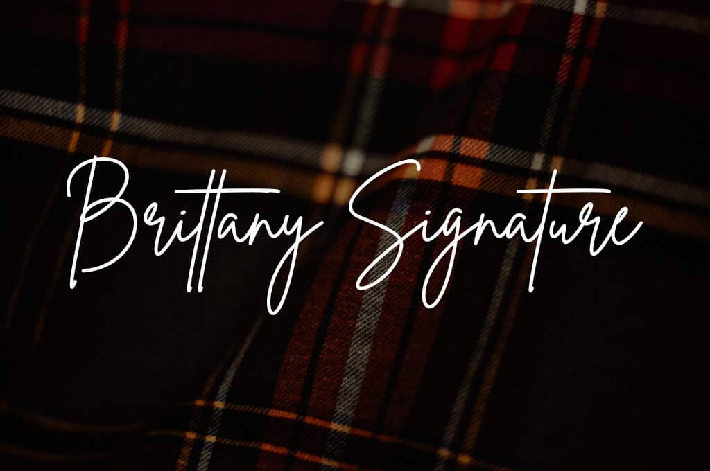 Brittany Signature Font