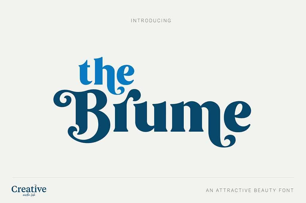 Brume Decorative Font