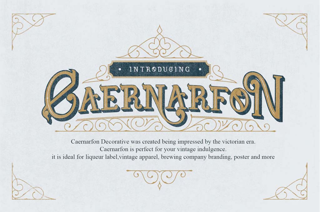 Caernarfon — Traditional Layered Serif Typeface