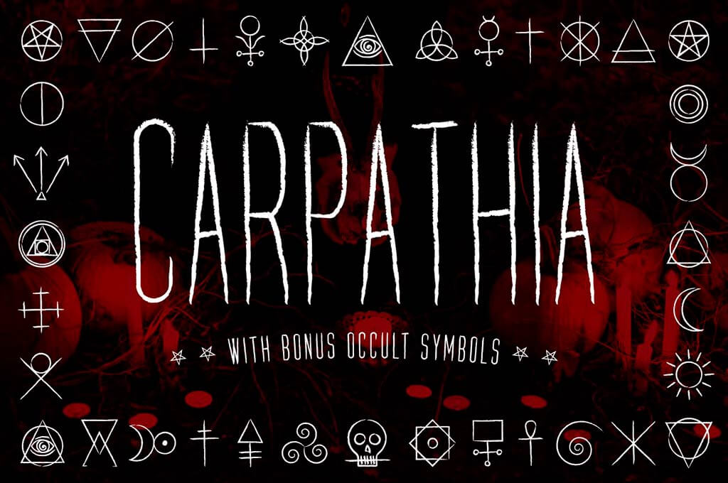 Carpathia Typeface + Extras