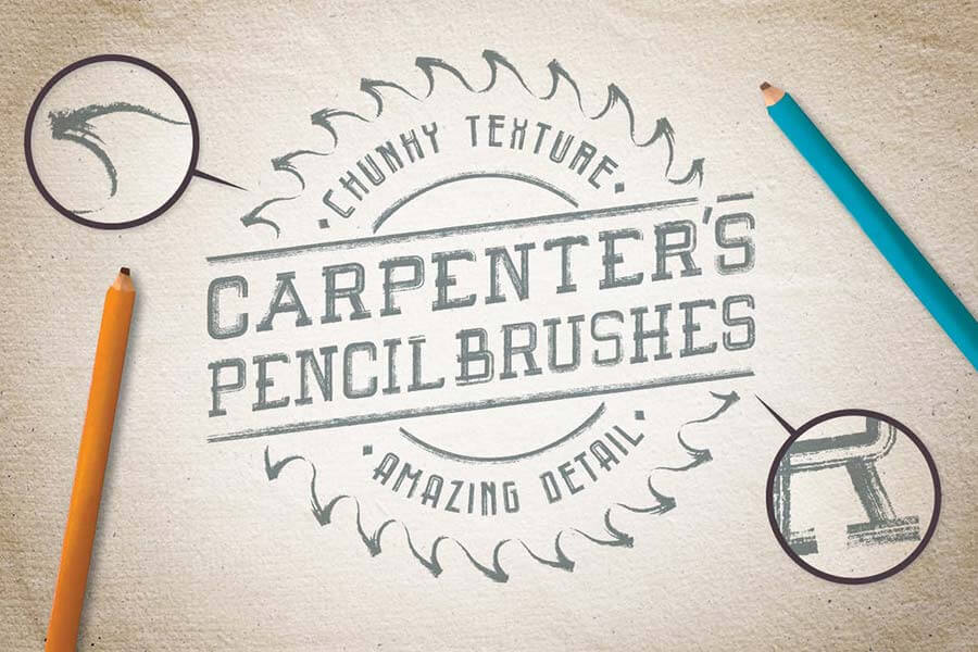 Carpenter's Pencil Brushes