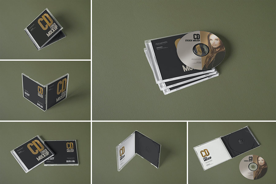 CD Cover Mockups