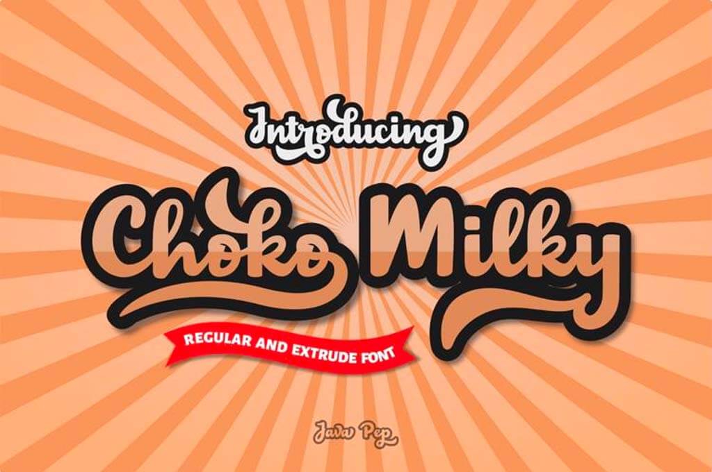 Choko Milky Font