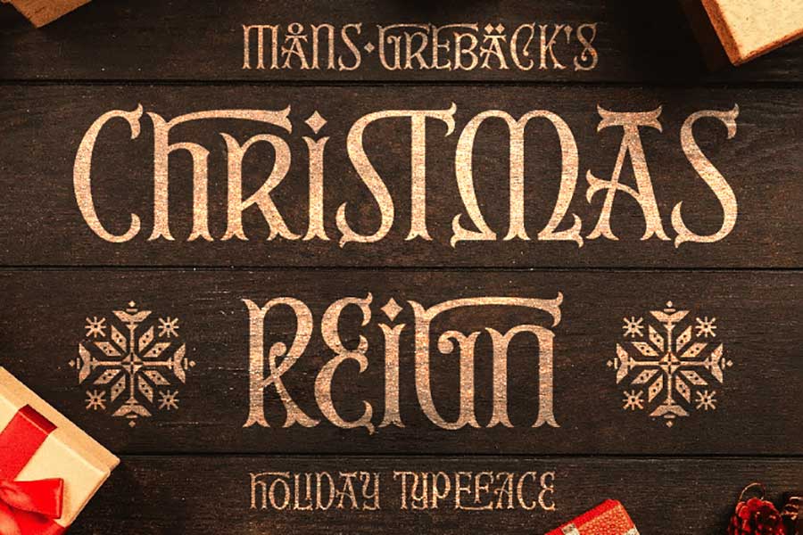 Christmas Reign Font Family