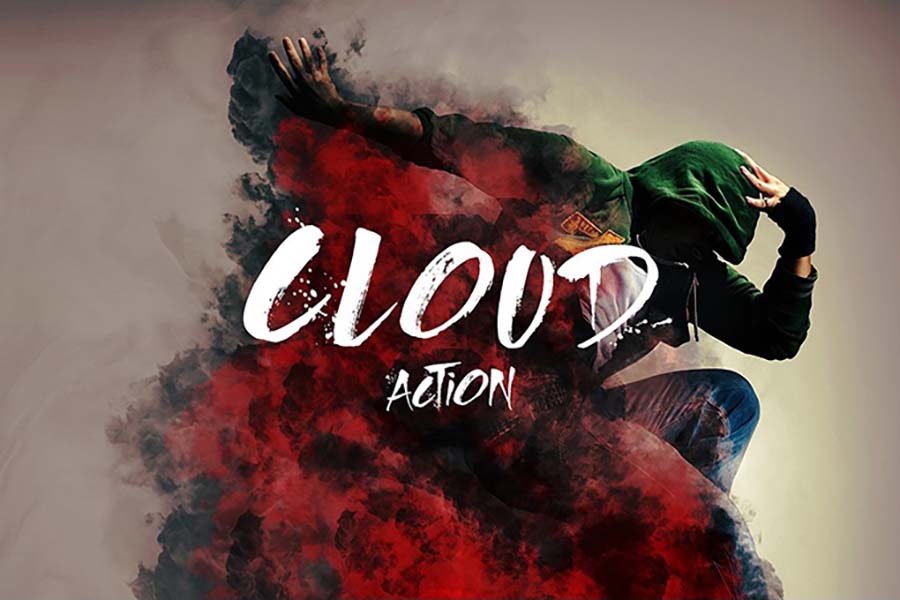 Cloud Photoshop Action