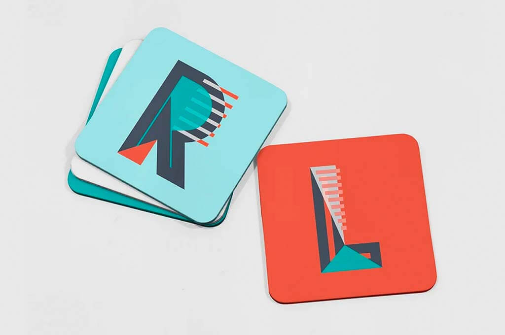 Coasters Mockup