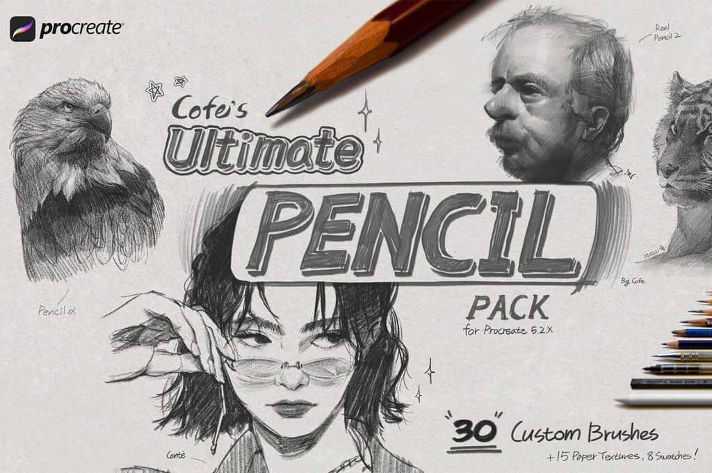 COFE's Free Pencil Set | Procreate