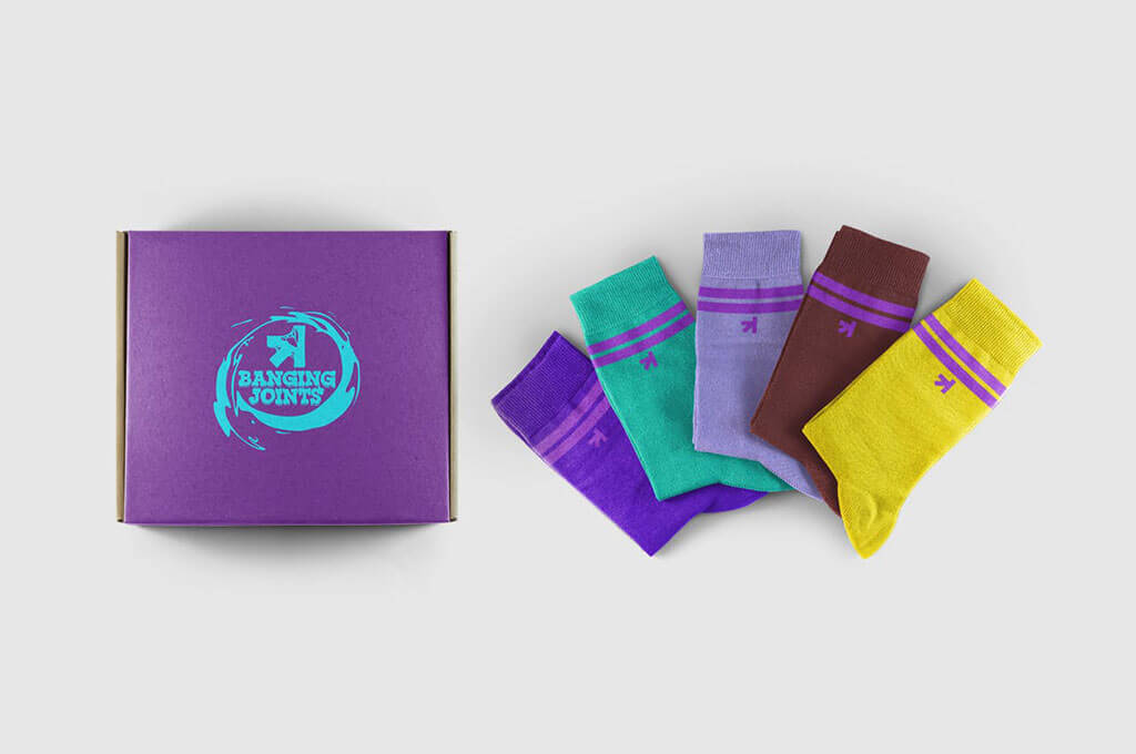 Colorful Socks Mockup Set