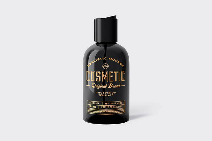 Cosmetic Bottles Mockup Template