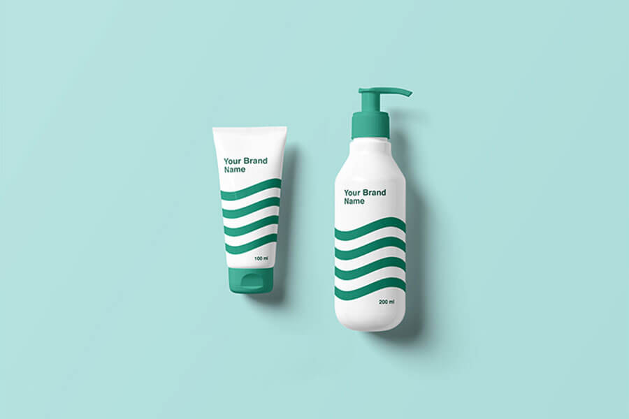 Cosmetics Bottle Mockup