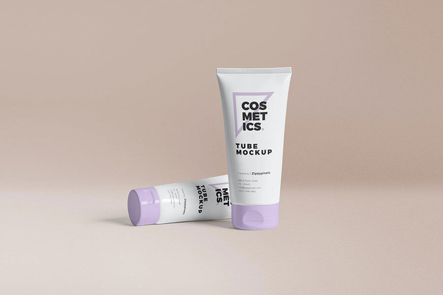 Cosmetics Tube Mockup