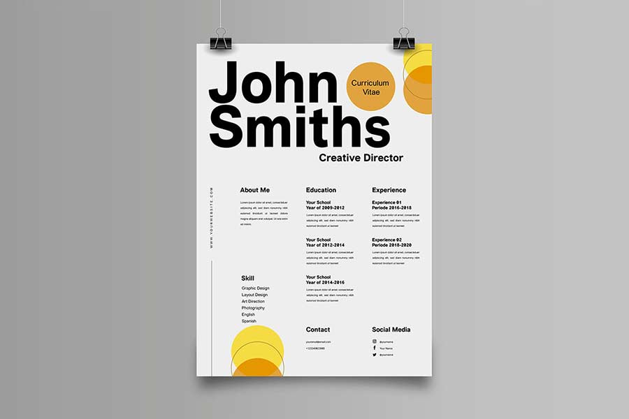 Creative Director Resume Template