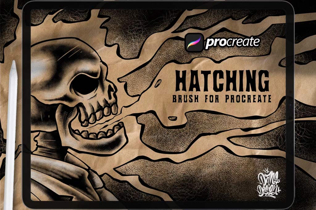 Dansdesign Hatching Brush Procreate