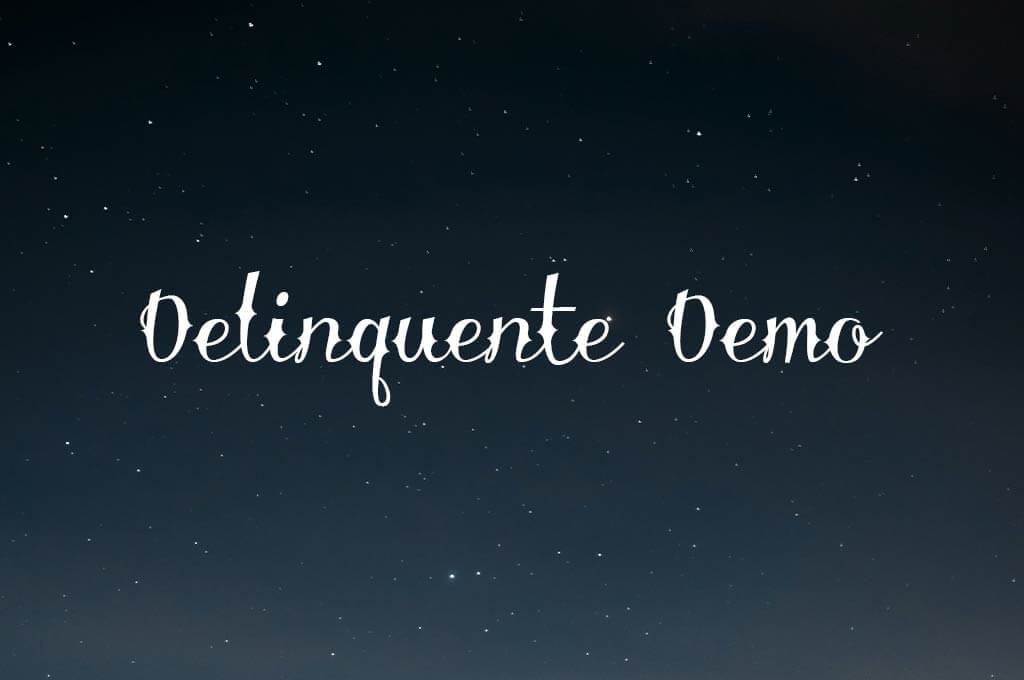 Delinquente Font