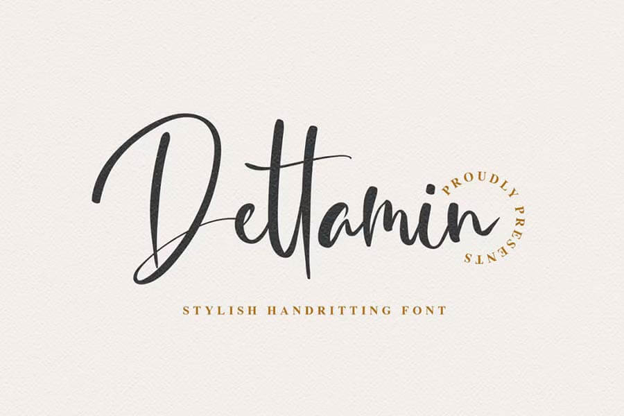 Dettamin Stylish Handwriting Font