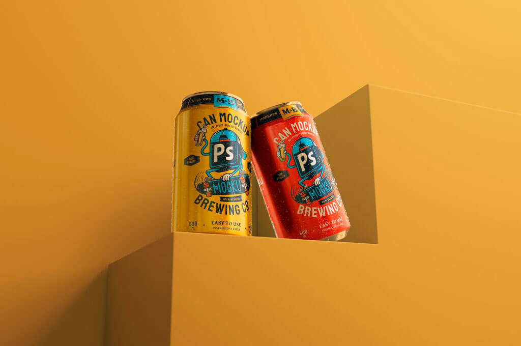 Drink Can Mockup Set