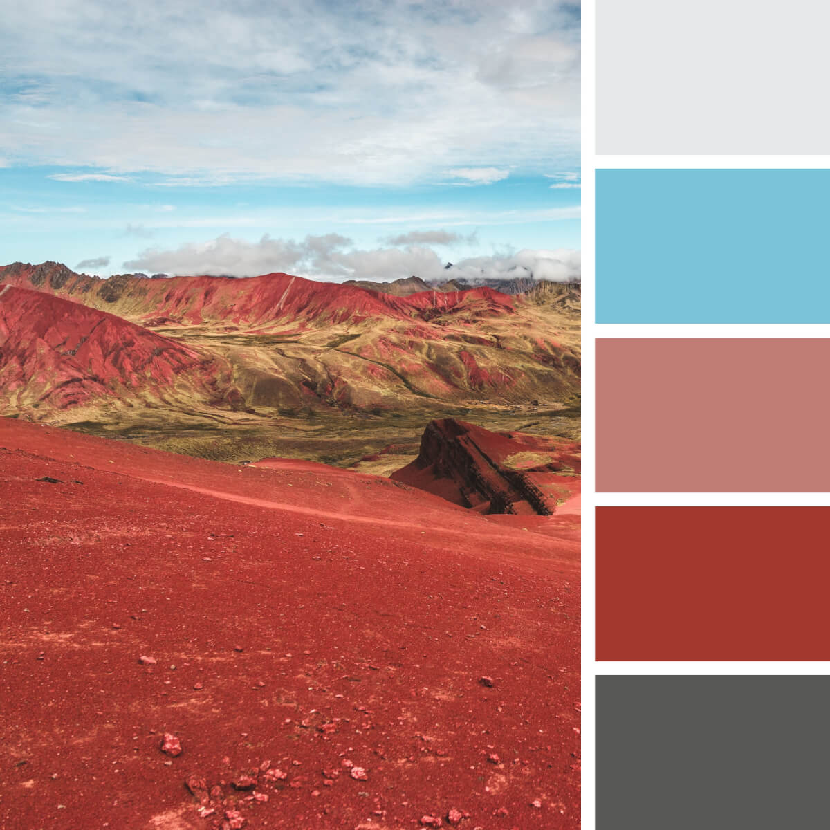 Earthy Red & Rocky